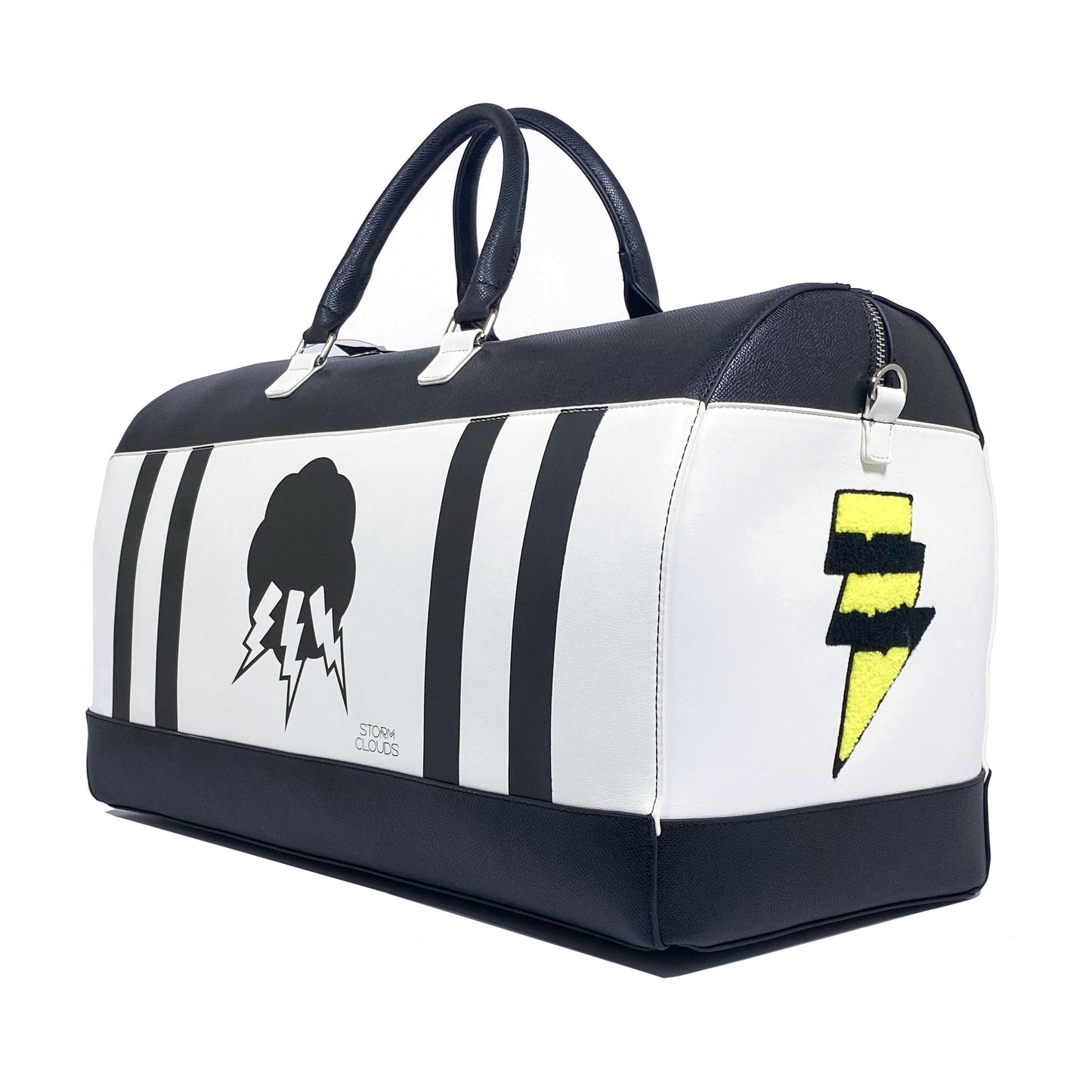 Alpha White Duffle Bag